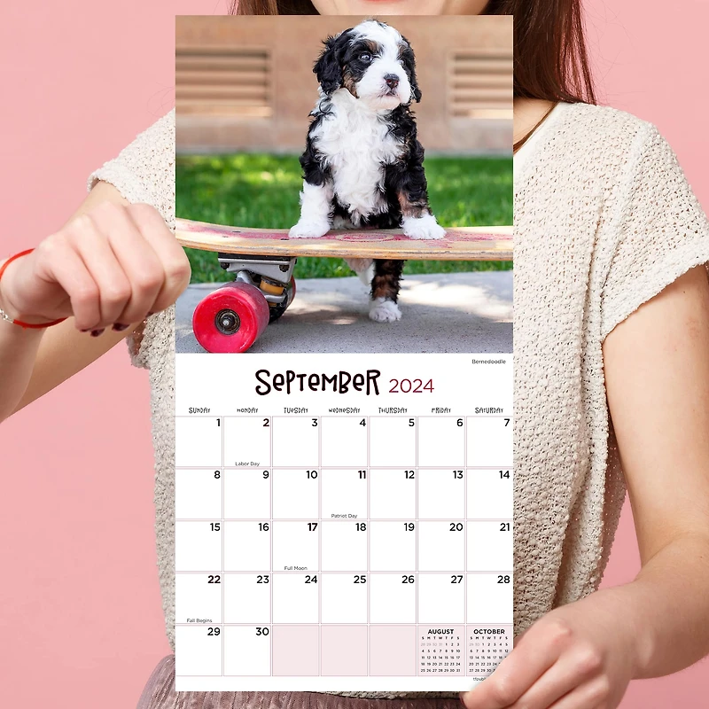 TF Publishing 2024 Puppies Mini Calendar