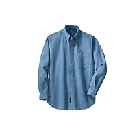 Port & Company® Long Sleeve Value Denim Shirt