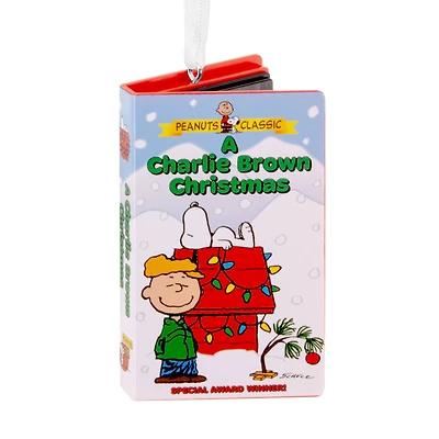 Hallmark Peanuts® 3" A Charlie Brown Christmas Retro Video Cassette Case Ornament
