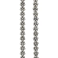 Silver Plated Flower Beads, 7mm by Bead Landing™