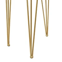 Gold Modern Planter, Set of 2" 30", 27"
