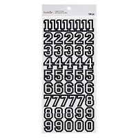 12 Packs: 49 ct. (588 total) Letterman Number Stickers by Recollections™