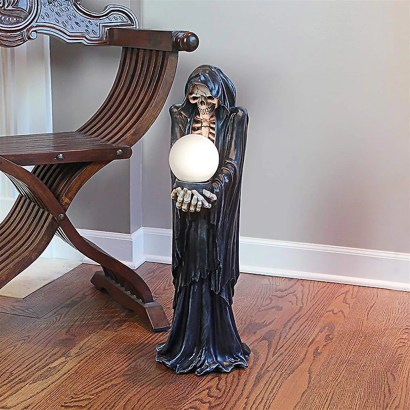 Design Toscano 26.5" Grim Reaper Illuminated Evil Spector Statue