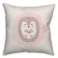 Love Hedgehog Throw Pillow