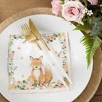 Kate Aspen® Pink Woodland Baby Napkins, 30ct.