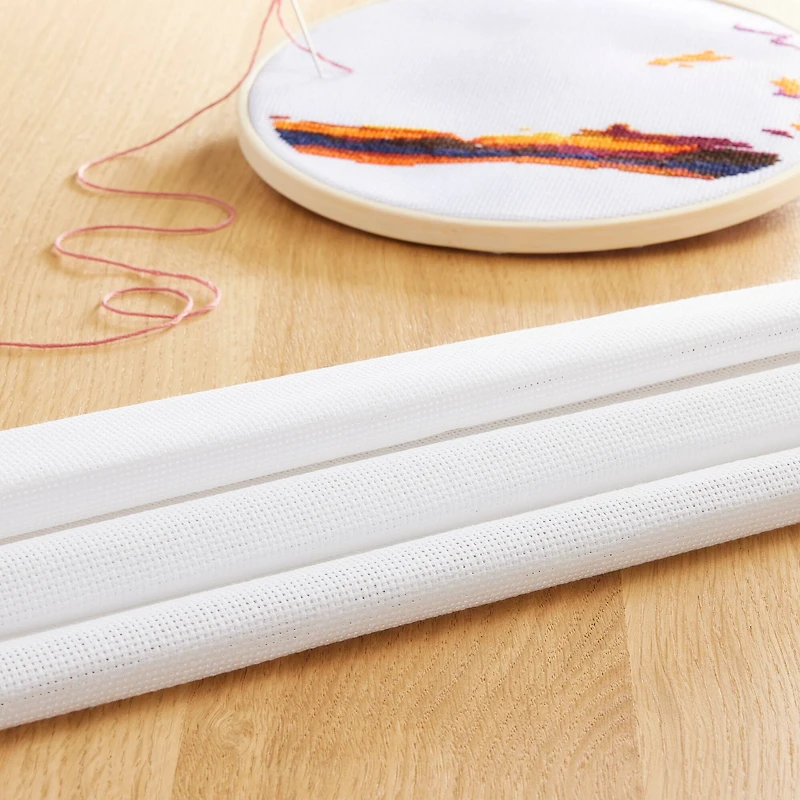 Loops & Threads™ Aida Cloth Cross Stitch Fabric, 15" x 18", 11 Count