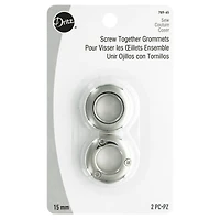 Dritz® 9/16'' Nickel Screw Together Grommet, 2ct.