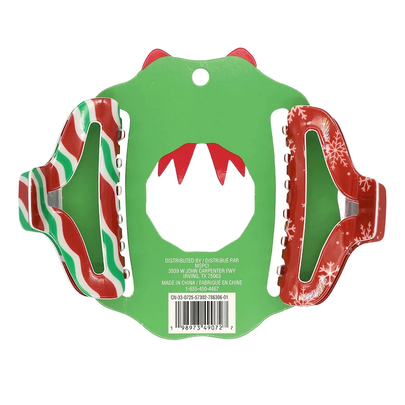 Winter Snowflake Claw Clips by Creatology™