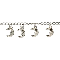 12 Packs: 9 ct. (108 total)  Silver Metal Moon Charms, 16mm by Bead Landing™