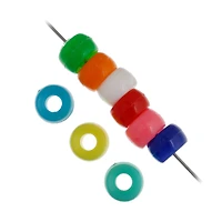 John Bead 6mm Assorted Opaque Mini Pony Beads, 1,000ct.