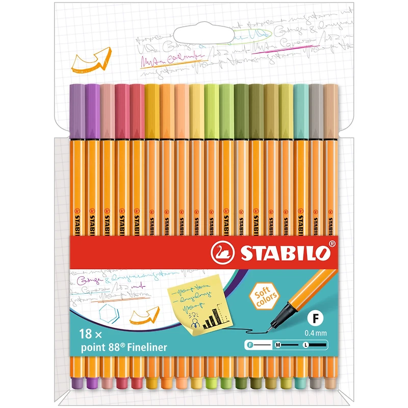 STABILO® Point 88 18-Pen Wallet Set