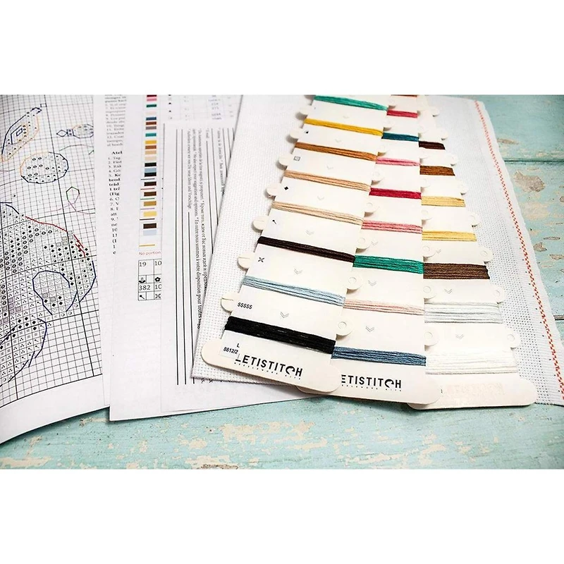 LetiStitch Cat's Happiness Counted Cross Stitch Kit