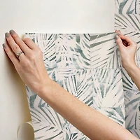 RoomMates Mr. Kate Cubism Palm Peel & Stick Wallpaper