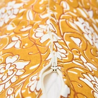 Hello Honey® Yellow Floral Paisley Pillow Cover
