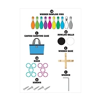 Lawn Bowling & Ring Toss Outdoor Game Set