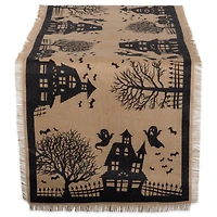 DII® 108" Haunted House Burlap Table Runner