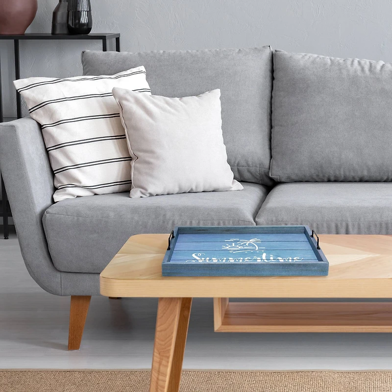 Elegant Designs™ 15.5" Summertime Serving Tray with Handles