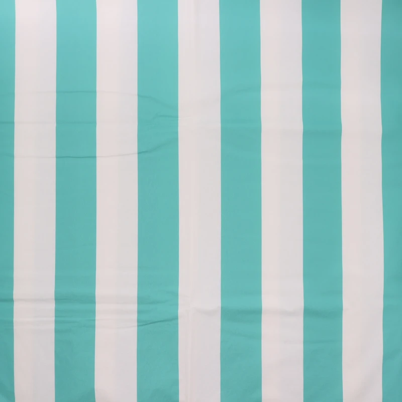 70" Blue Stripes Vinyl Table Cover by Ashland®