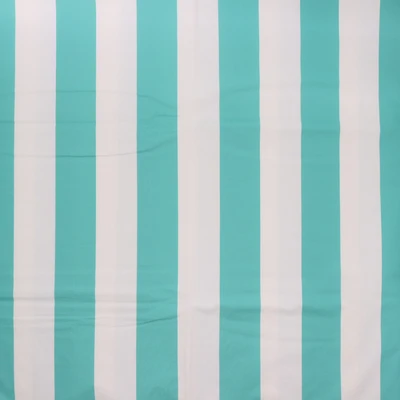 70" Blue Stripes Vinyl Table Cover by Ashland®