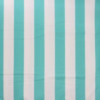 70" Blue Stripes Vinyl Table Cover by Ashland®