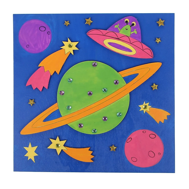 Space Wood Scene Craft Kit by Creatology™