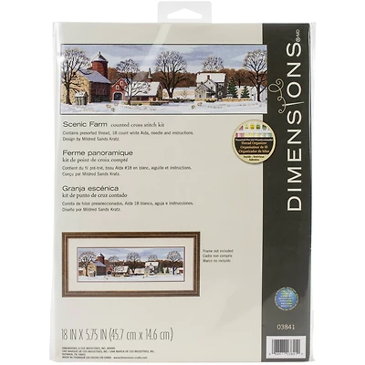 Dimensions® Scenic Farm Counted Cross Stitch Kit