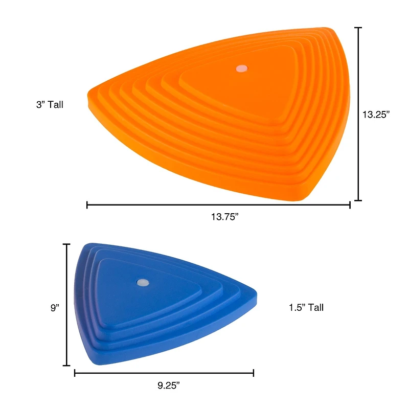 Toy Time Triangular Stepping Stones Set