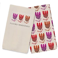 Fleurs Modernes Tea Towel Set of 2