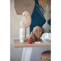 Hello Honey® 8" Handmade Poodle Cut Stoneware Vase