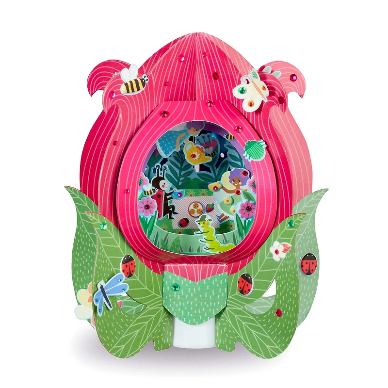 Bright Stripes Lantern Lands Fairy Flower Party Light Up Activity Kit