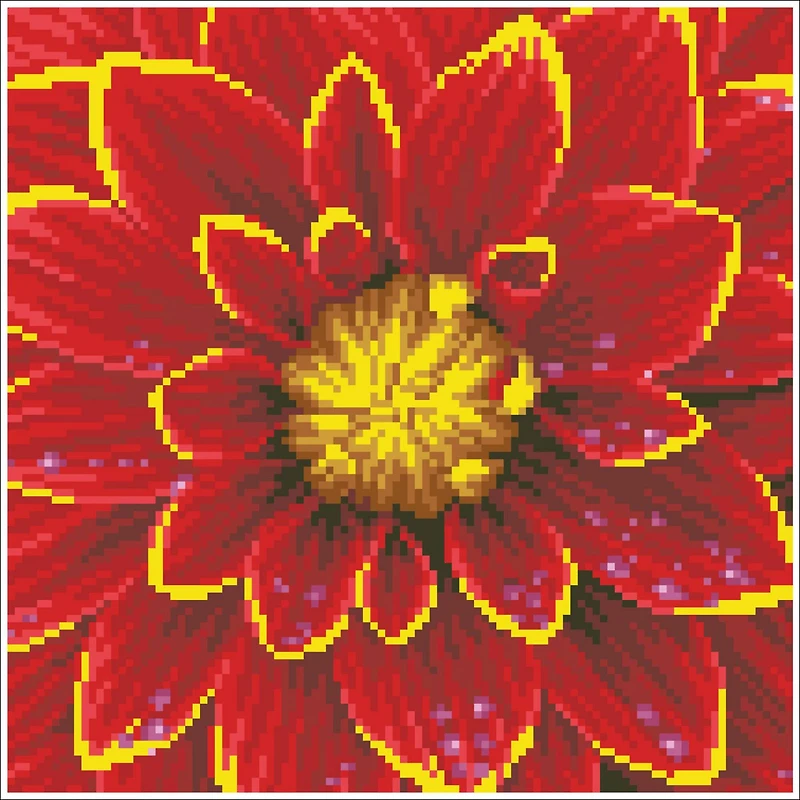 Diamond Dotz® Intermediate Dahlia Diamond Painting Kit