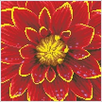 Diamond Dotz® Intermediate Dahlia Diamond Painting Kit