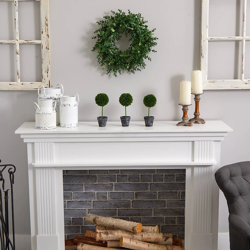 18” Double Ring Eucalyptus Wreath