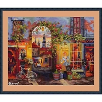 Merejka French Cafe Counted Cross Stitch Kit
