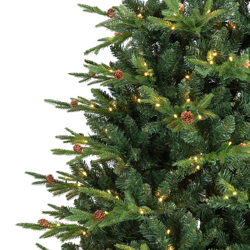 7.5ft. Pre-Lit Real Touch™ Shenandoah Pine Artificial Christmas Tree, Warm White LED Lights