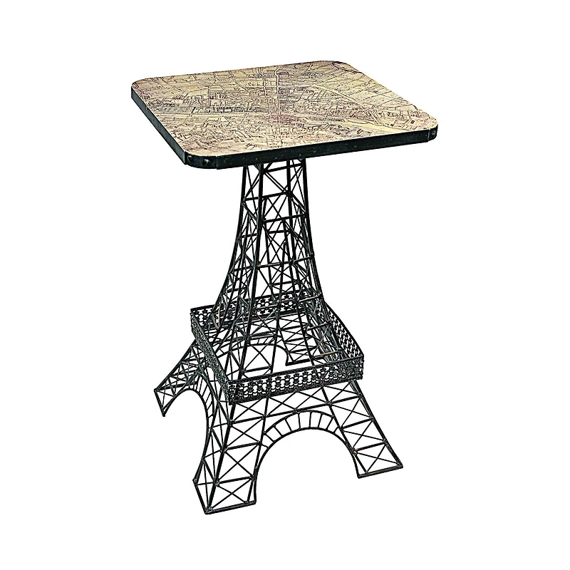 Design Toscano 2ft. Tour Eiffel Sculptural Metal Side Table