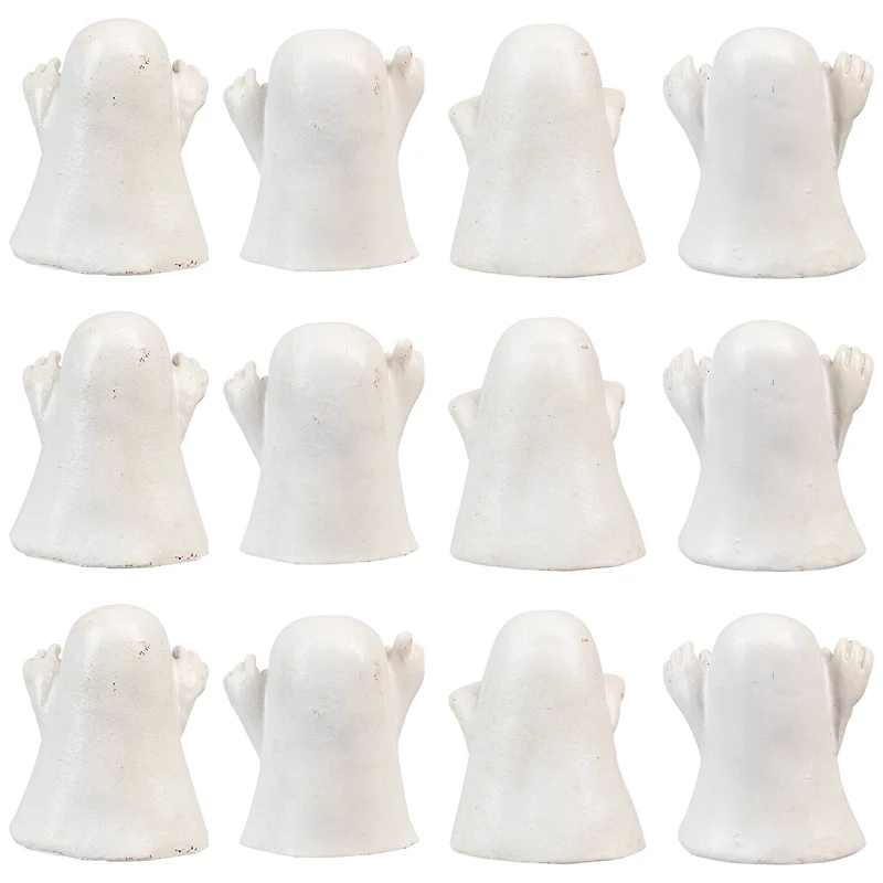 2" Mini Ghost Decoration Set