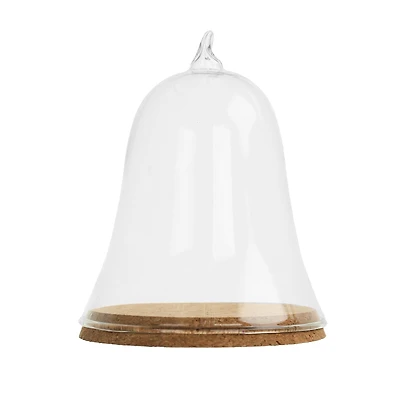 4.25" Clear DIY Glass Bell Ornament with Cork by Make Market®