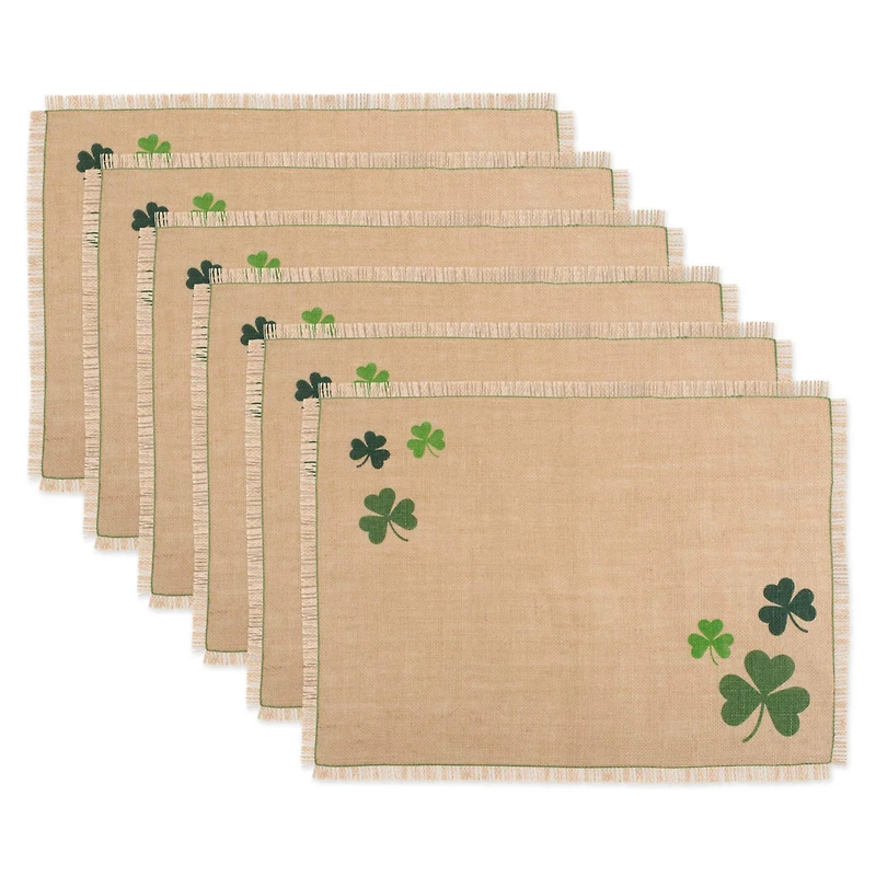 DII® Shamrock Jute Placemats , 6ct.