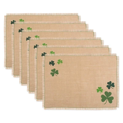 DII® Shamrock Jute Placemats , 6ct.