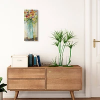 Stupell Industries Rustic Spring Bouquet Abstract Organic Shapes Canvas Wall Art