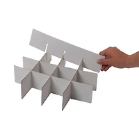 Simplify Clear & Gold Ornament Organizer