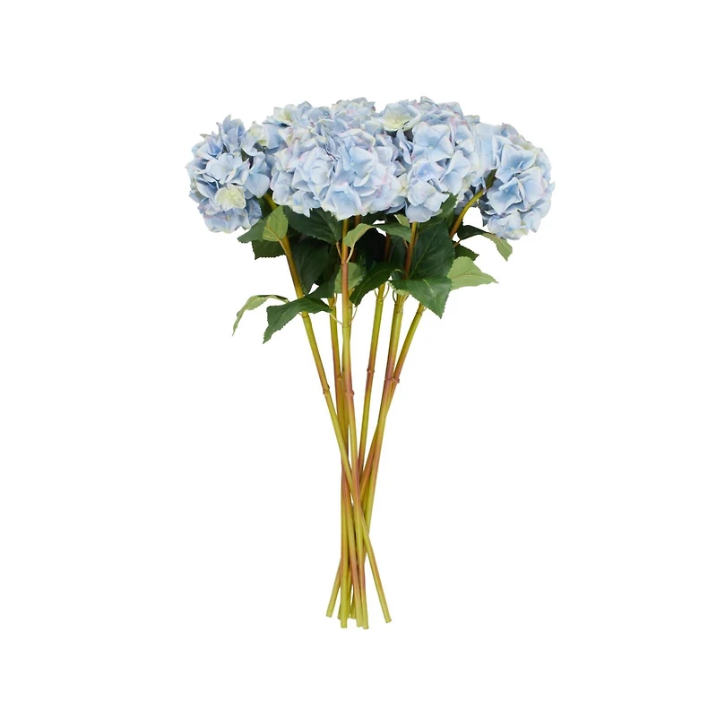 33" Blue Hydrangea Artificial Flower Stem