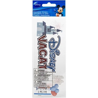 Disney Title Dimensional Stickers-Disney Vacation