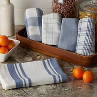 DII® Stonewash Blue Everyday Dish Towels, 5ct.