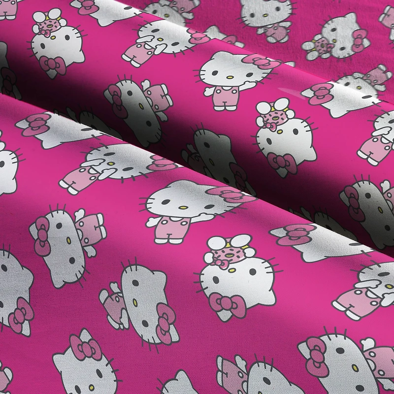 Hello Kitty® Pink Sweet Cotton Fabric