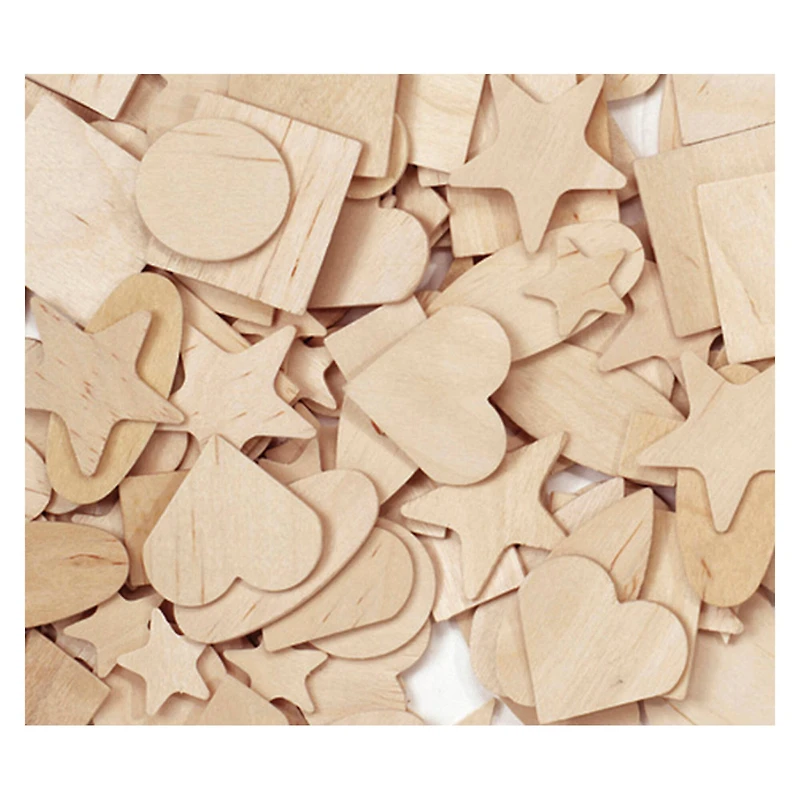 Creativity Street® Wooden Shapes, 1,000ct.