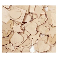 Creativity Street® Wooden Shapes, 1,000ct.
