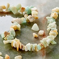 Matte Amazonite Chip Beads by Bead Landing®