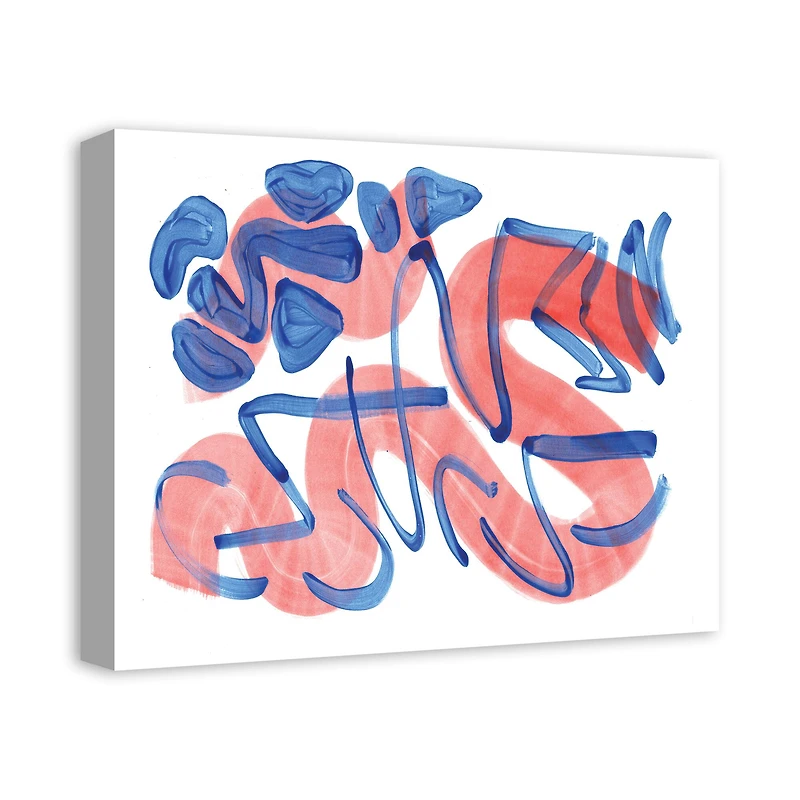 Overlapping Strokes 20" x 16" Canvas Wall Art